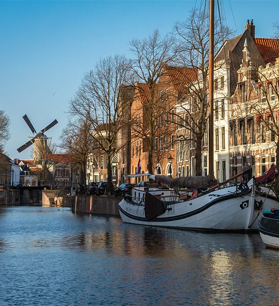 Schoorsteenveger in schiedam